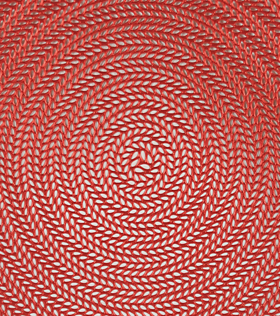 tovaglietta tonda rossa