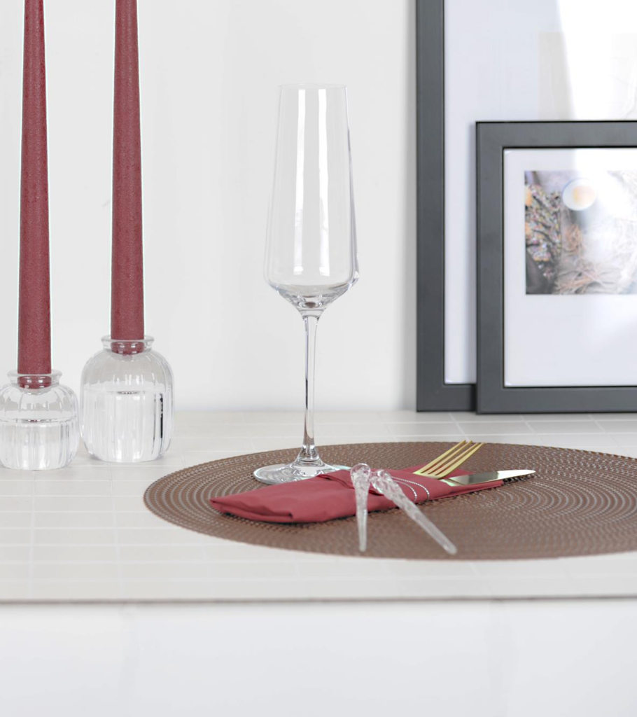 tovaglietta traforata rame