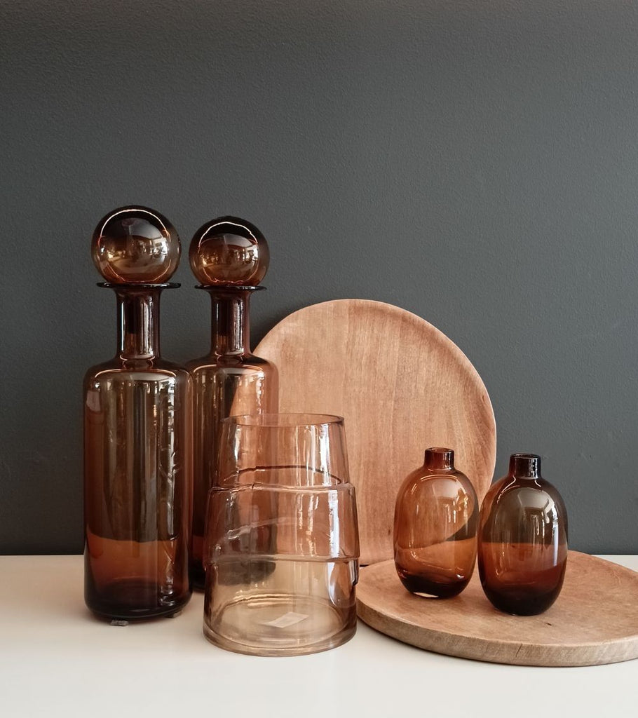 vaso fume vetro decorazione