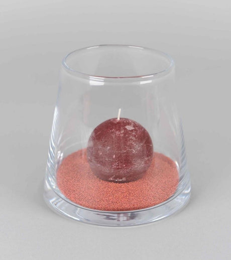 vaso in vetro affusolato