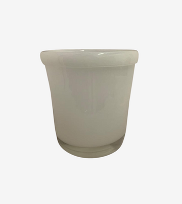 vaso in vetro soffiato con bordo L