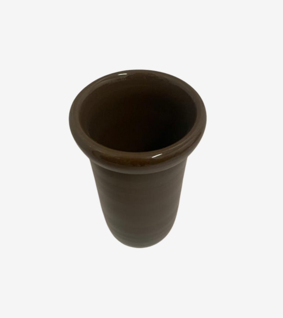 vaso marrone vetro M