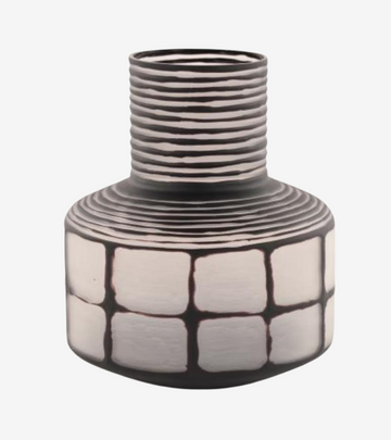 vaso nero vetro