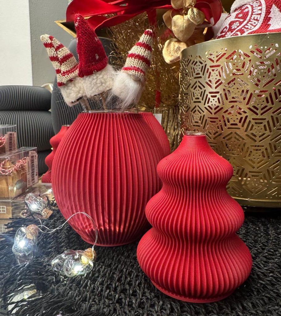 Vaso Noel Mini Ruby Red