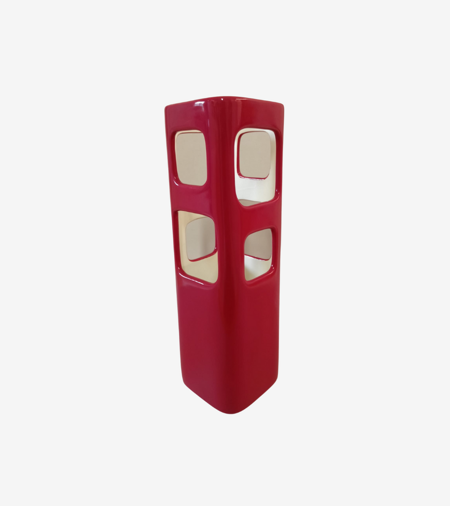 vaso rosso