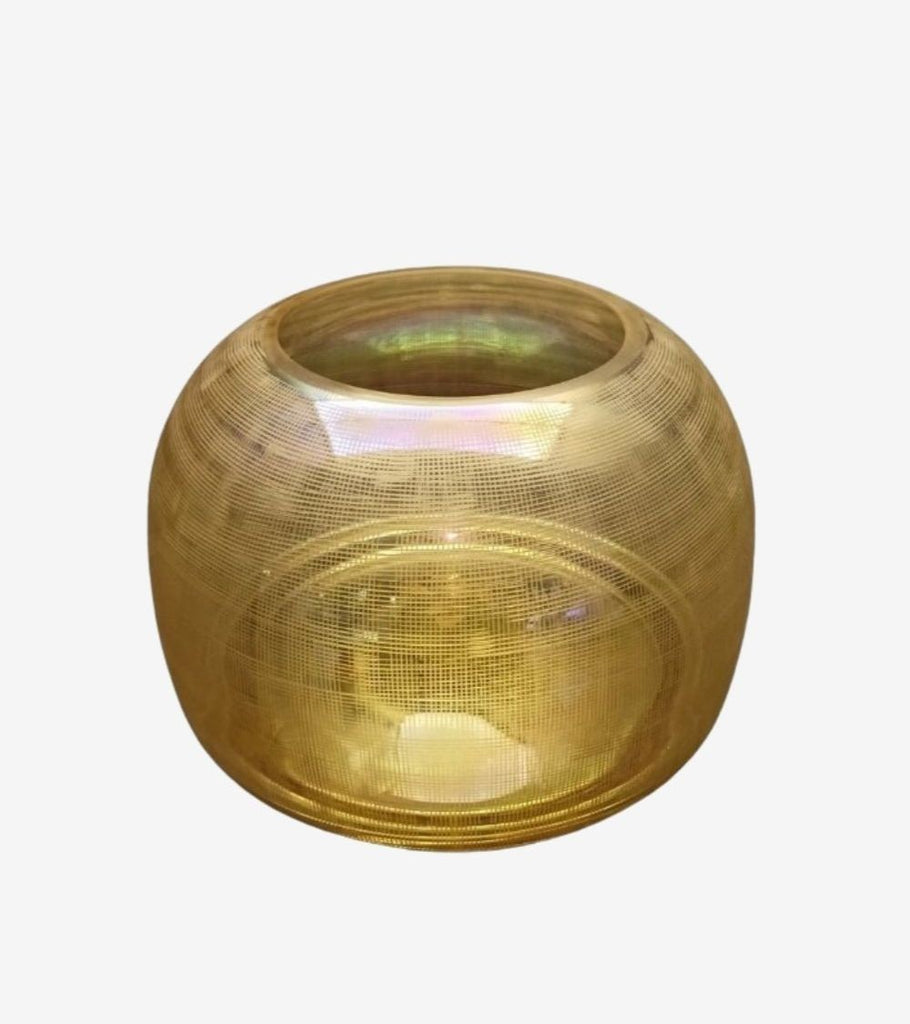 vaso vetro iridescente