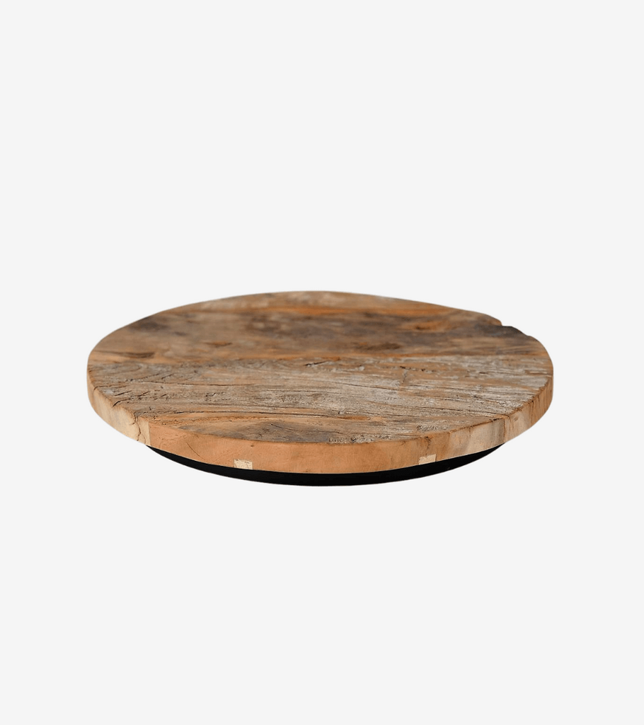 vassoio tondo in legno
