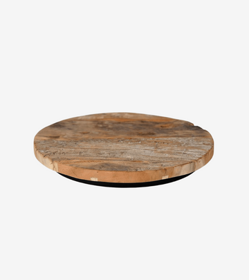 vassoio tondo in legno