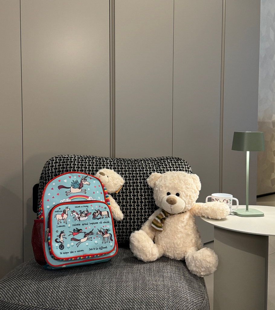 zaino unicorno peluche bambini 